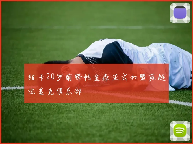 纽卡20岁前锋帕金森正式加盟苏超法基克俱乐部